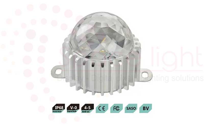 Led Pixel Dots 3W trong suốt