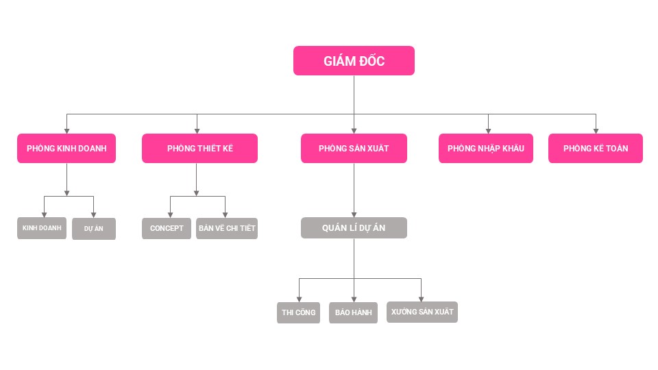 Sơ đồ tổ chức Space Light