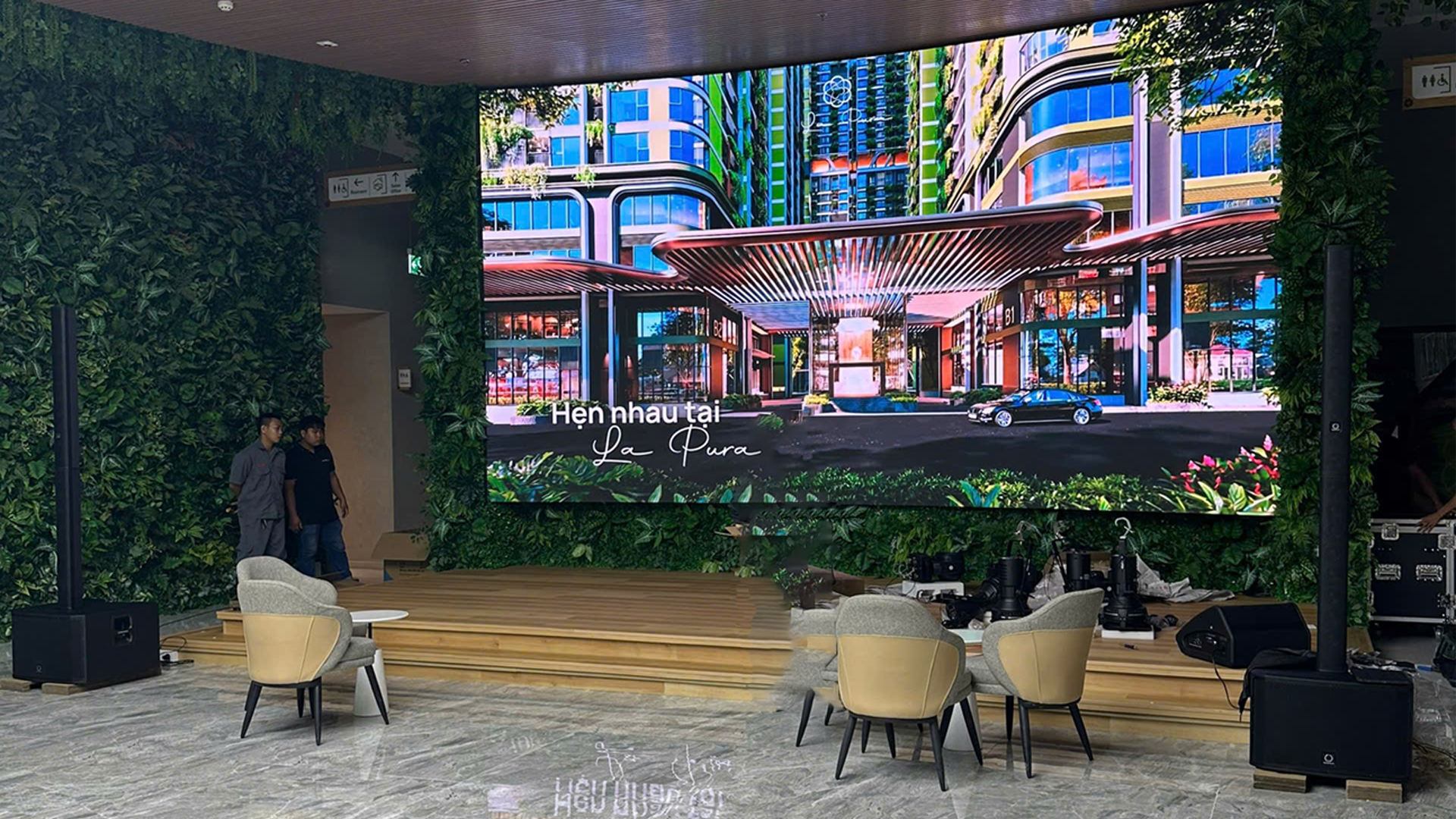 Dự án âm thanh ánh sáng nhà mẫu Lapura